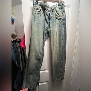 Cotton On Women's Light Blue Straight Leg Jeans